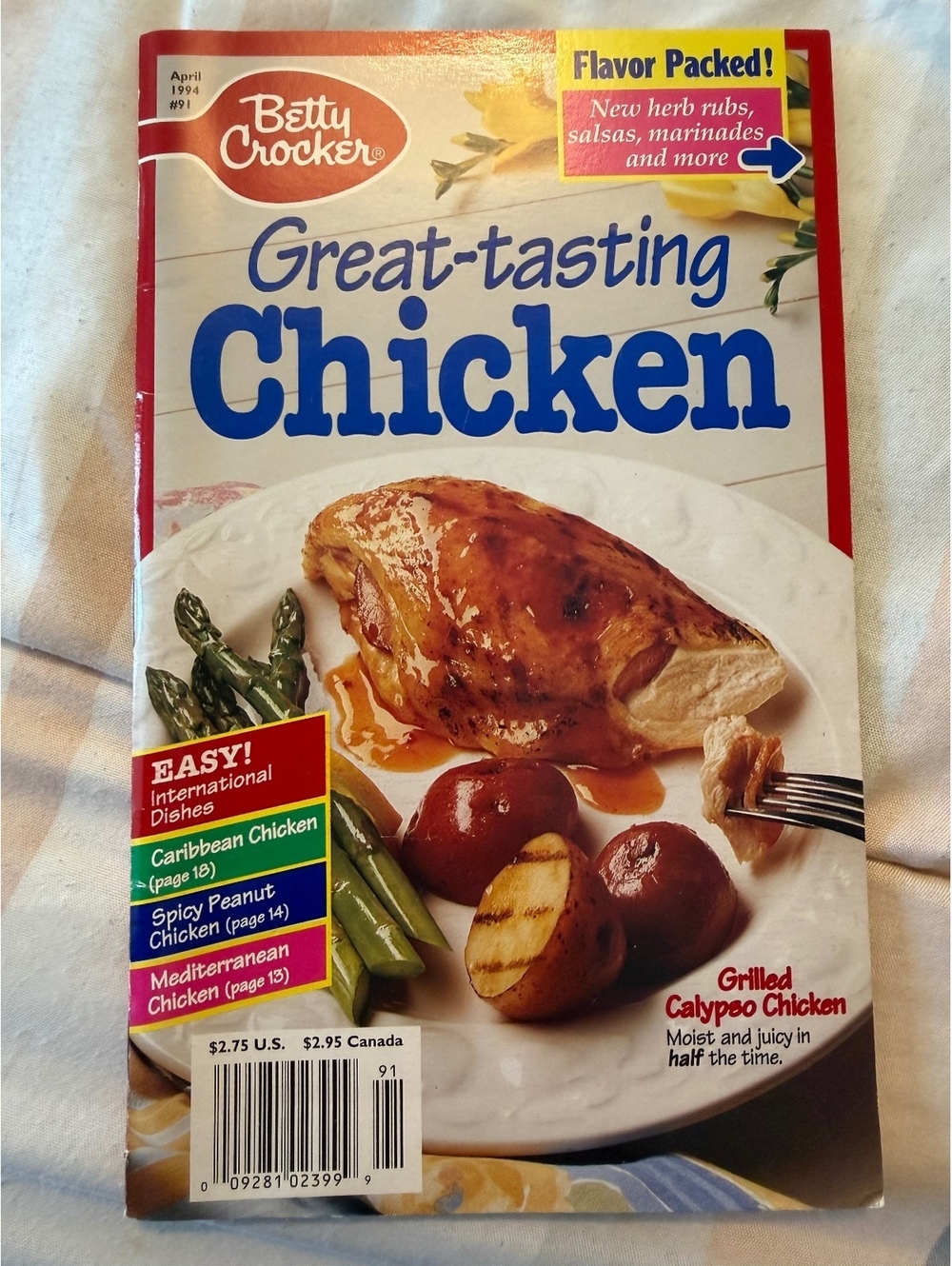 Betty Crocker Great-tasting Chicken Magazine April 1994
